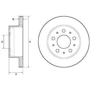 Tarcza ham. DUCATO 06- malowana ty? Delphi BG4796C