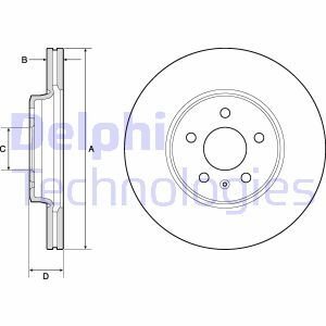 Tarcza ham. malowana Delphi BG4799C (фото 1)