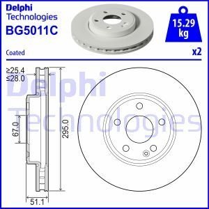 Tarcza ham.INFINITI Q30 Delphi BG5011C (фото 1)