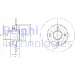 Тормозной диск с подшипником Delphi BG9022RSC (фото 1)