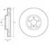 Tarcza ham. BMW 520 , 525 , 528 , 530 , 535 BG9156C