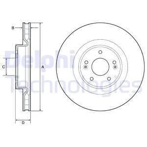 Tarcza ham. HYUNDAI GENESIS COUPE Delphi BG9228C