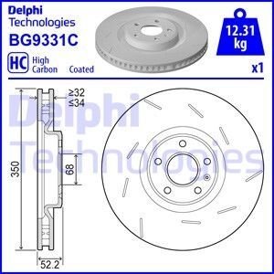 Гальмівні диски Delphi BG9331C (фото 1)