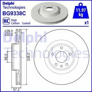 Tarcza ham. AUDI Przєd 05/2016> Delphi BG9338C
