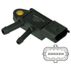 Фото 1 - датчик тиску вихлопних газів Delphi DPS00007 Датчик тиску вихлопних газів Delphi DPS00007 (фото 1)