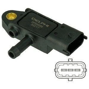 Фото 1 - датчик тиску відпрацьованих газів Delphi DPS00009 Датчик тиску відпрацьованих газів Delphi DPS00009 (фото 1)