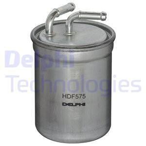 Фильтр топливный, AUDI A1; Skoda Fabia, Rapid, Roomster; VW Polo 1.4/1.6/1.9TDI 02- Delphi HDF575
