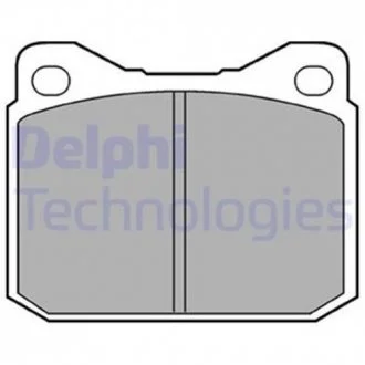 Колодки гальмівні Delphi LP117