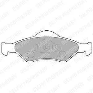 Тормозные колодки дисковые FORD Courier/KA/Fiesta "F "99-08 Delphi LP1470