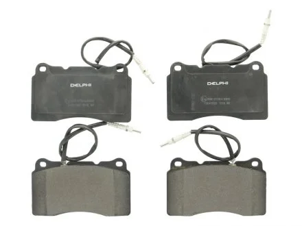 Тормозные колодки дисковые PEUGEOT/FIAT/CITROEN/LANCIA 607/807/Ulysse/C8/Phedra "F "02-11 Delphi LP1516
