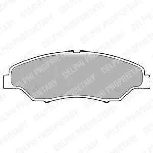 Тормозные колодки дисковые KIA Sportage "F "99-04 Delphi LP1634