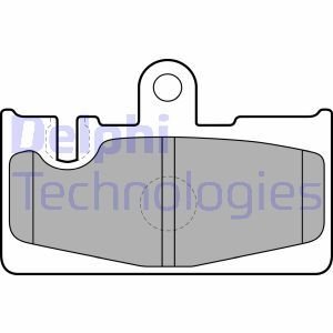 Гальмівні колодки дискові TOYOTA Land Cruiser Prado (J120) "R "00>> Delphi LP1690