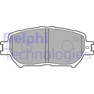 Тормозные колодки дисковые TOYOTA Camry V30 "F "01>> Delphi LP1738 (фото 1)