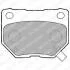 Тормозные колодки дисковые SUBARU Impreza "R "00-07 LP1780
