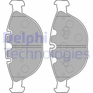 Тормозные колодки дисковые BMW 7(E65)/X5(E53) &quot;F &quot;01-09 Delphi LP1798 (фото 1)