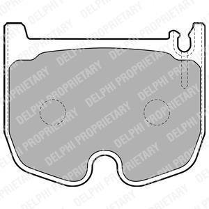 Гальмівні колодки дискові MERCEDES 211/220/221 "AMG "F "02-06 Delphi LP1841 (фото 1)