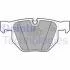Тормозные колодки дисковые BMW 5(E60)/6(E63) "R "02>> LP1927