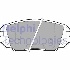 Тормозные колодки дисковые HYUNDAI Sonata/Grandeur/Tucson "F "05>> Delphi LP1974