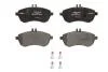Тормозные колодки дисковые MERCEDES C(W204)/E(W211) "F "07>> LP2028