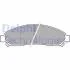 DELPHI ISUZU Тормозные колодки передн.GREAT WALL Hover 06-, ISUZU D-Max 2,5D 07- LP2037