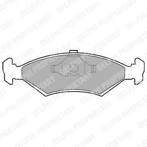Колодки гальмівні Delphi LP204
