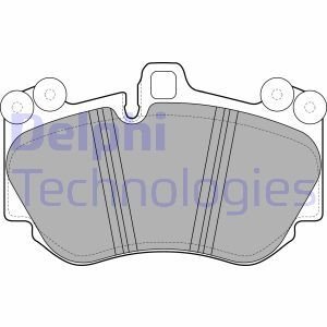 Гальмівні колодки дискові PORSCHE Caenne "F "03-07 Delphi LP2116 (фото 1)