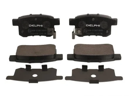 Тормозные колодки дисковые HONDA Accord "R "09>> Delphi LP2145