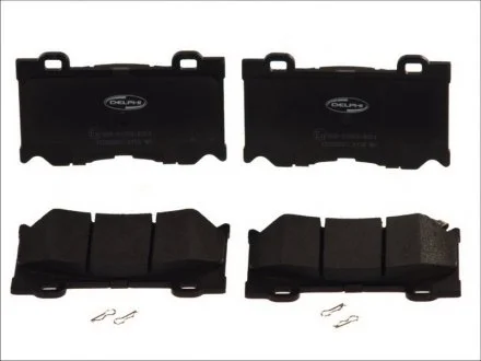 Тормозные колодки дисковые INFINITI/NISSAN FX/G/370 "F "08>> Delphi LP2156