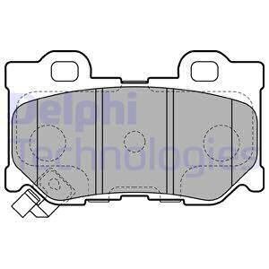 Гальмівні колодки дискові INFINITI G "R "08>> Delphi LP2157 (фото 1)