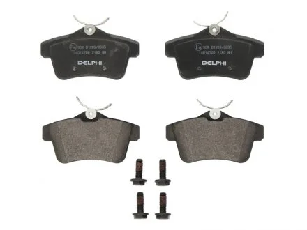 Тормозные колодки дисковые CITROEN/PEUGEOT C4/3008/5008/308/508 "R "10>> Delphi LP2180