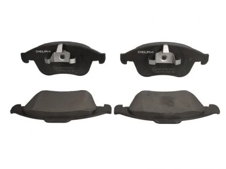 Тормозные колодки дисковые RENAULT Scenic/Laguna/Megane "F "08>> Delphi LP2181
