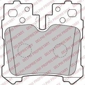 TOYOTA гальмівні колодки задн.Lexus LS 06- Delphi LP2214