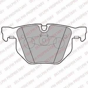 Тормозные колодки дисковые BMW 3(E90)/X1(E84) "R "05>> Delphi LP2256