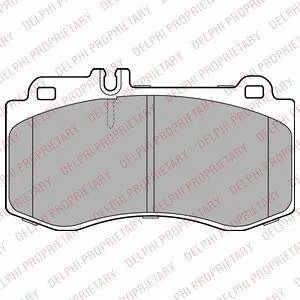Тормозные колодки, дисковые. Delphi LP2304