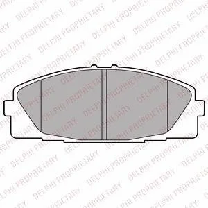 Тормозные колодки дисковые TOYOTA Hiace "F "05>> Delphi LP2473
