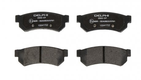 Тормозные колодки, дисковые. Delphi LP2502