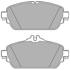 Комплект гальмівних колодок, дискове гальмо Delphi LP2764