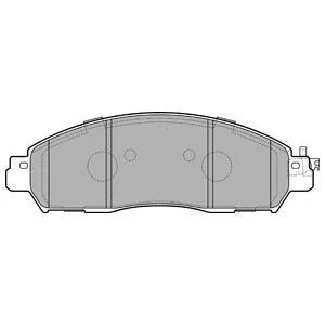 Гальмівні колодки пер. LEAF Electric 17-, NV200 e-NV 14- (Akebono) Delphi LP3291