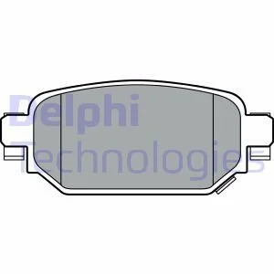 Тормозные колодки, дисковые. Delphi LP3393