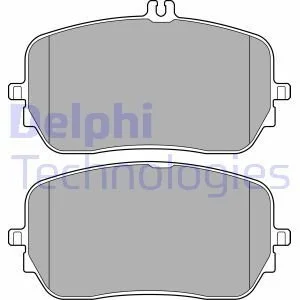 DB Колодки торм передн. V167 Delphi LP3603