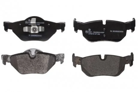 Klocki ham.BMW 1, 3, X1 Delphi LP3618