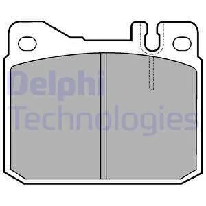 Тормозные колодки дисковые MERCEDES W123 "F "76-79 Delphi LP427