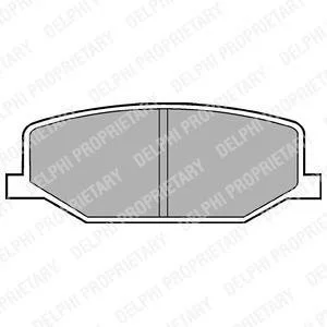 Гальмівні колодки дискові SUZUKI Jimny "F "98>> Delphi LP527
