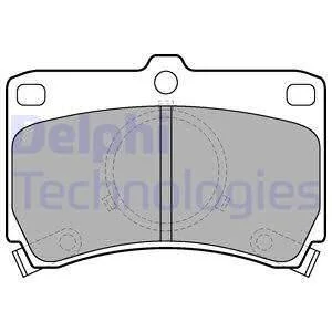 Гальмівні колодки дискові MAZDA 323 "85-90 Delphi LP531