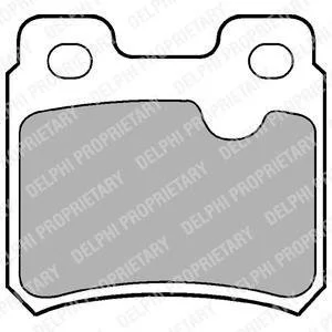 Тормозные колодки дисковые OPEL/SAAB Astra/Calibra/Kadett/Vectra/900 "R "86-97 Delphi LP586