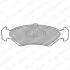 Тормозные колодки дисковые FORD Fiesta "F "89-97 LP591