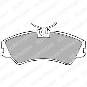 Гальмівні колодки дискові VW T4 "F "00-03 Delphi LP668