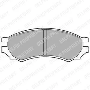 Тормозные колодки дисковые NISSAN Primera/Sunny "F "90-95 Delphi LP670