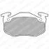 Тормозные колодки дисковые CITROEN/PEUGEOT/RENAULT Xsara/106/206/306/Megane/Clio \'\'F \'\'83-07 LP699