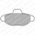 DELPHI FIAT Тормозные колодки передн. Punto 99- LP771